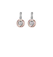 Earrings Damiani Woman Bocciolo in Rose Gold Diamante 0.46 Ct 20024598 - 20024598
